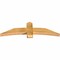 Ekena Millwork Bellingham Rough Sawn Timber Gable Bracket, Western Red Cedar, 60"W x 17"H x 4"D x 6"F, 7/12 Pitch GBW060X17X0406BEL00RWR - alternate 5